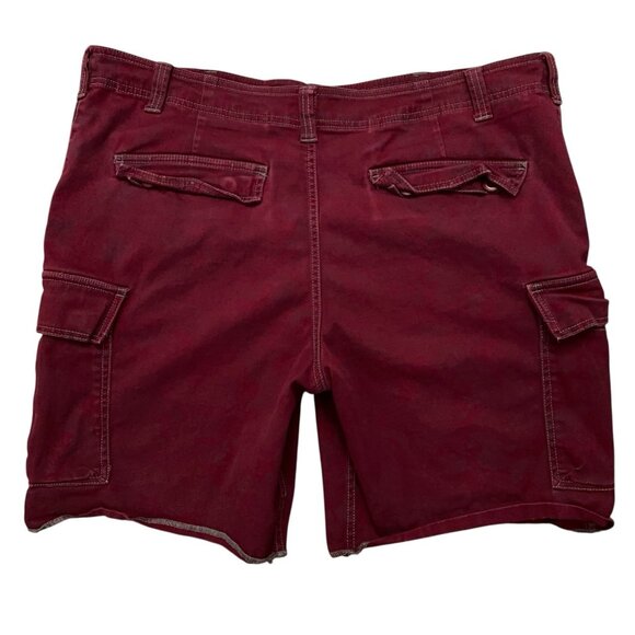 Nike Cargo Shorts Mens Size 38 SB Skateboard Camo Print Stretch Burgundy - Picture 2 of 6